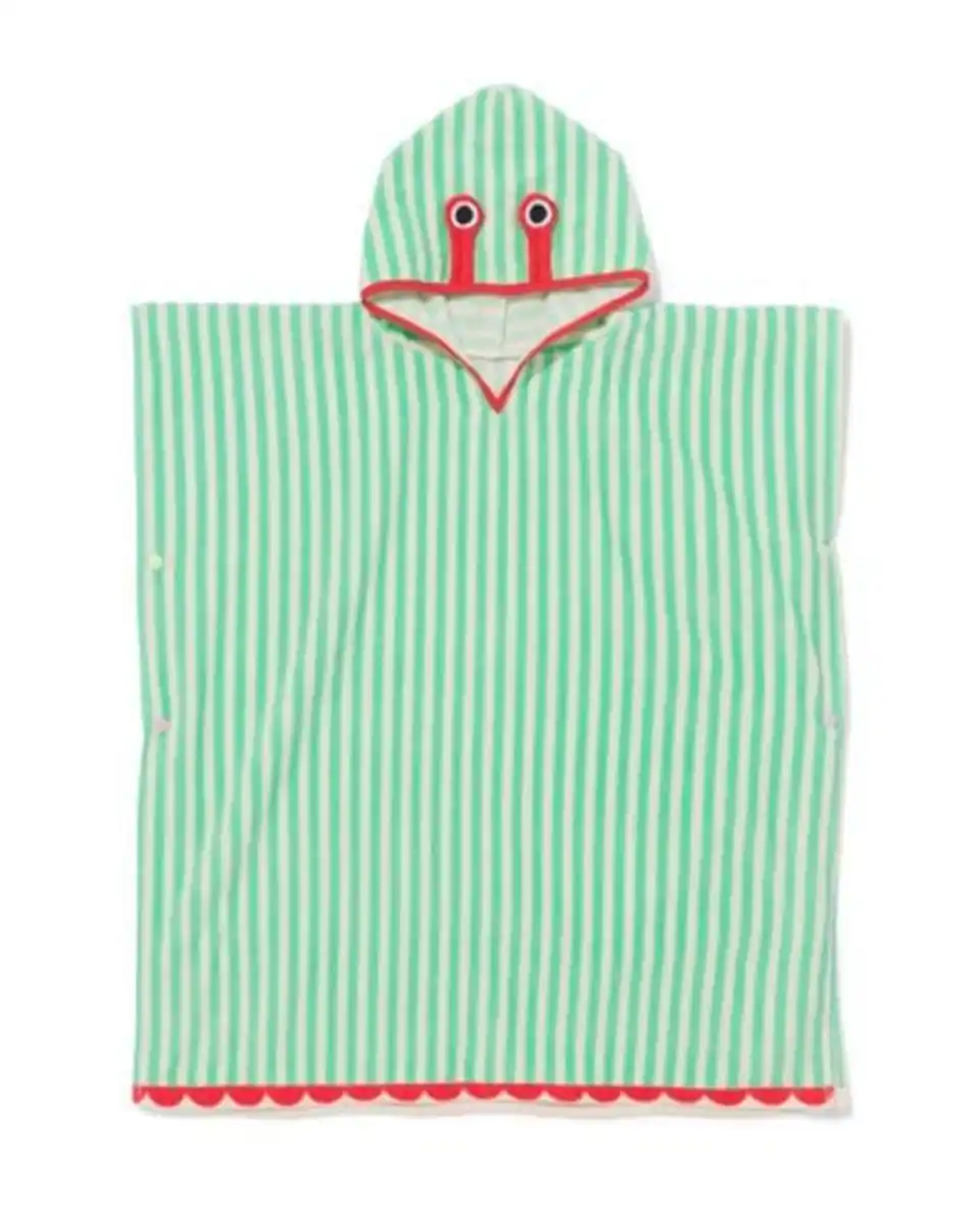 Bild 3 von Kinderponcho, 68 × 78 cm, Krabbe, Streifen