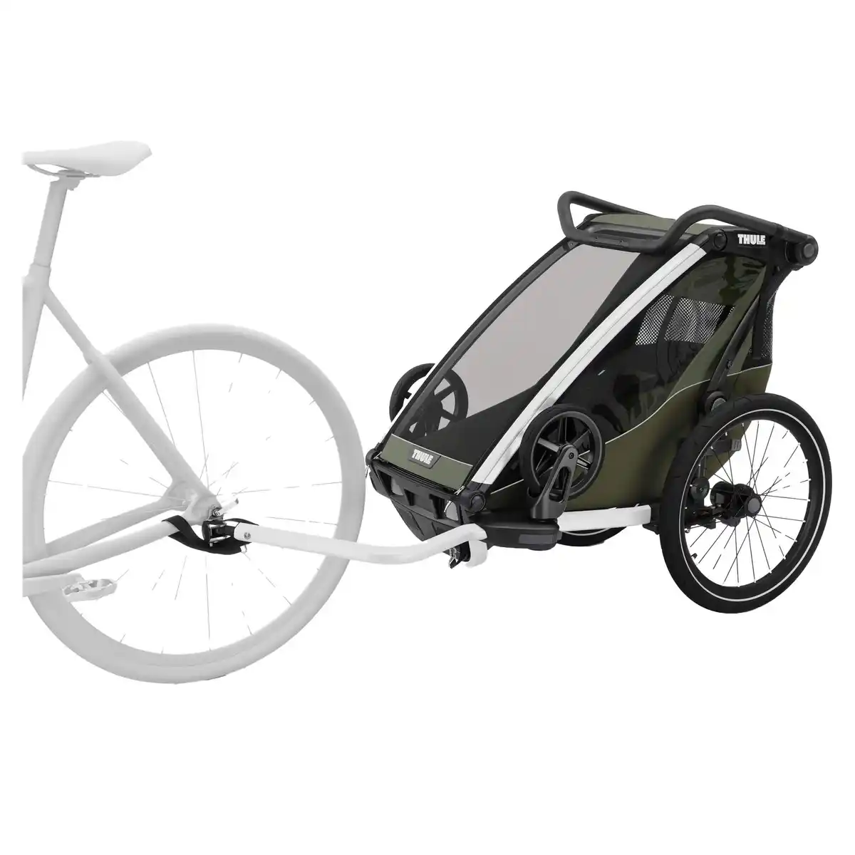 Bild 4 von CHARIOT LITE SINGLE VINTAGE GREEN - Fahrradanhänger