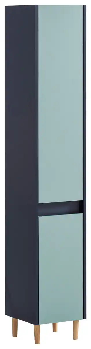Bild 1 von Hochschrank Lovis Dunkelblau, Hellblau, Dunkelblau