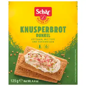 Schär Knusperbrot dunkel glutenfrei 125g