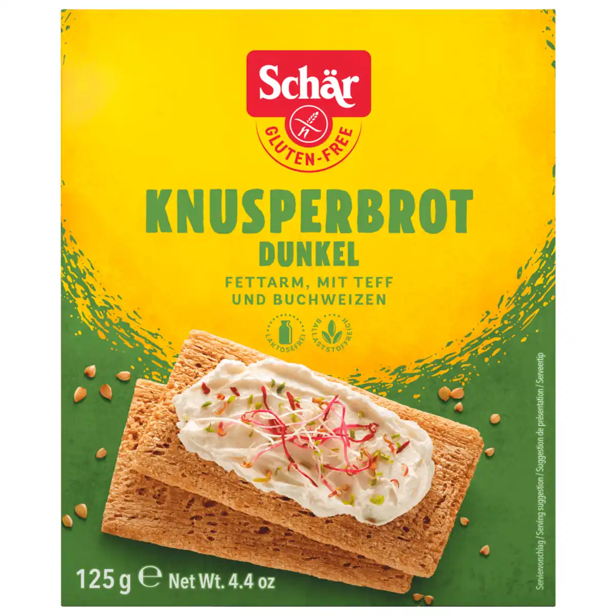 Bild 1 von Schär Knusperbrot dunkel glutenfrei 125g