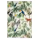 Bild 1 von Obsession Flachwebeteppich My Exotic, Mehrfarbig, Textil, Tier, rechteckig, 160x230 cm, für Fußbodenheizung geeignet, Teppiche & Böden, Teppiche, Moderne Teppiche