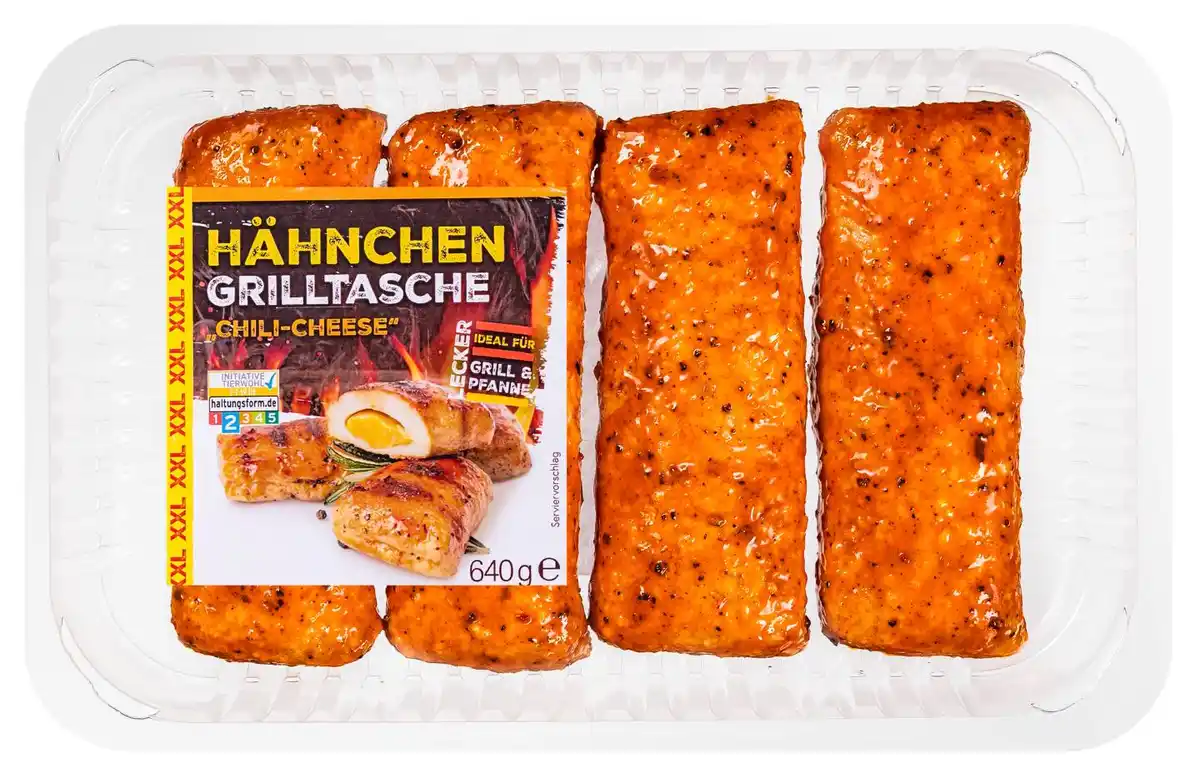 Bild 1 von Hähnchen-Grilltasche »Chili-Cheese« XXL, 640-g-Großpackg.