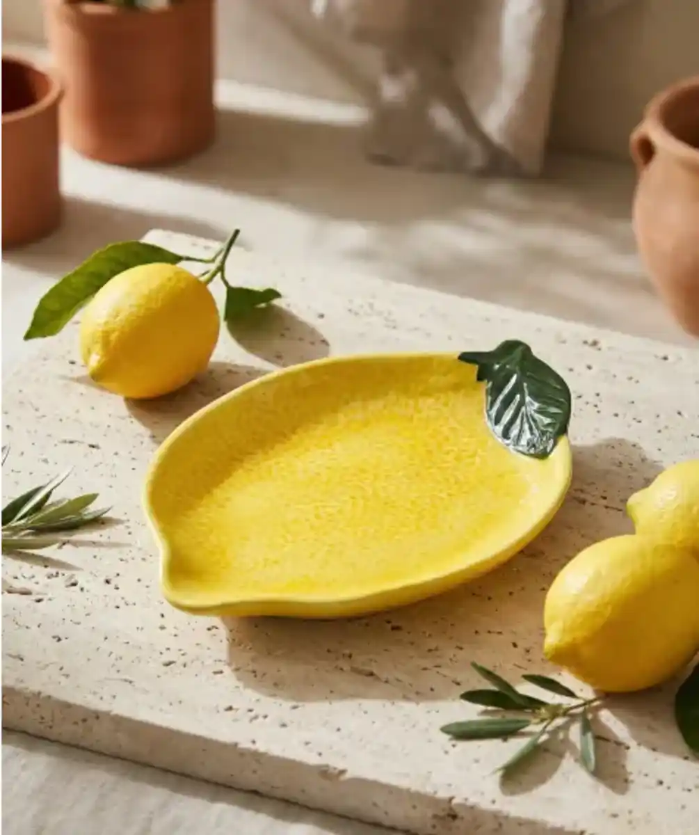Bild 1 von Dekoschale Frucht, gelb