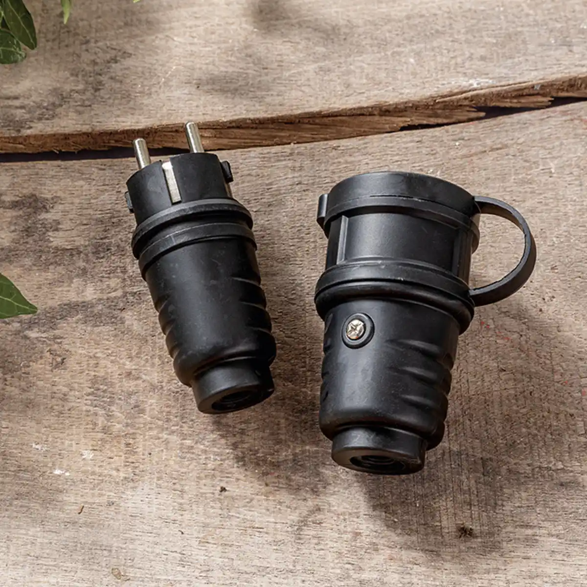 Bild 1 von Powertec Electric Stecker / Kupplung 2er-Set