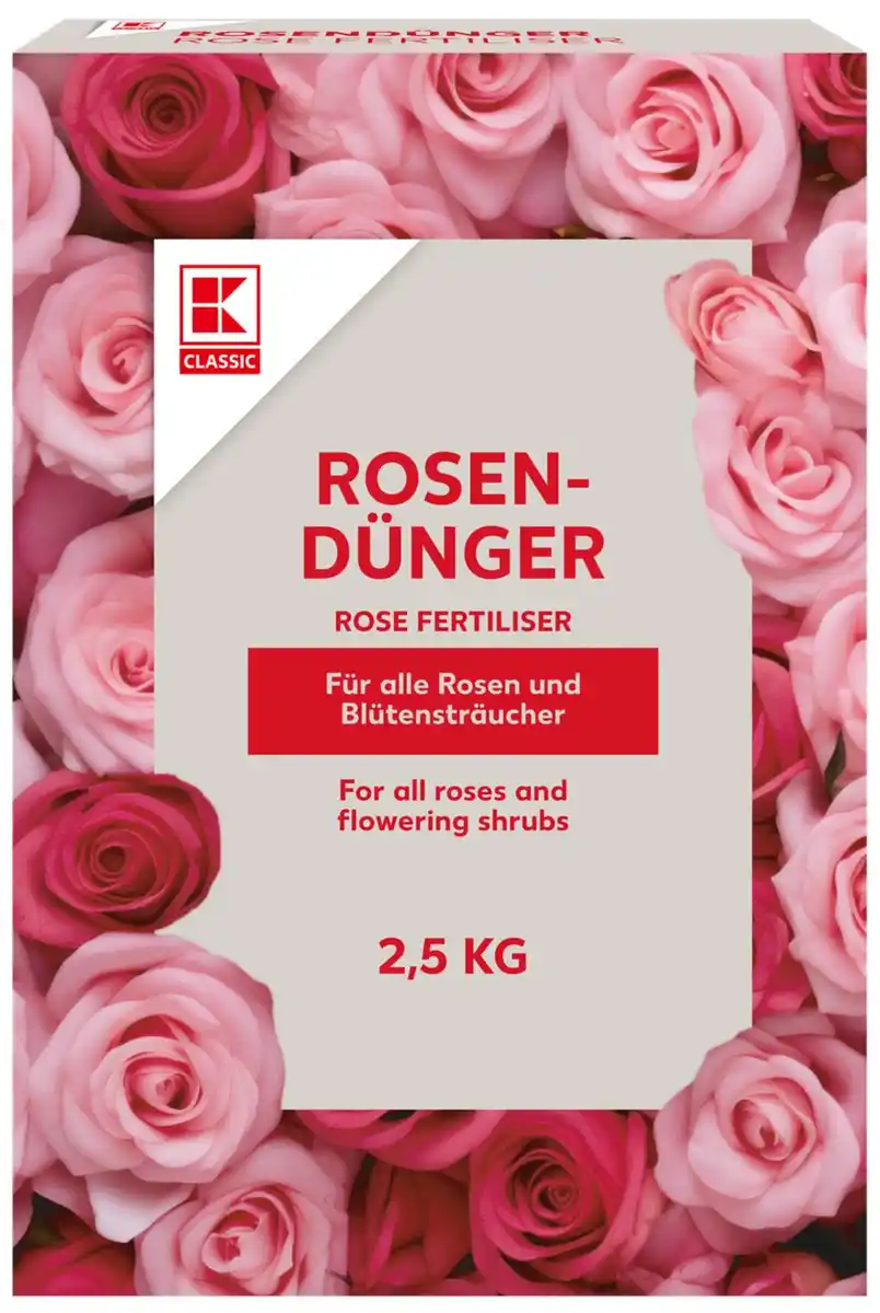Bild 1 von K-CLASSIC Rosen-Dünger, 2,5-kg-Packg.