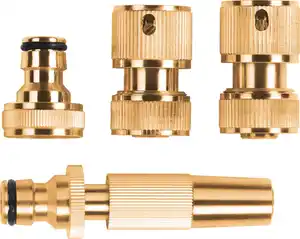 PARKSIDE® Stecksystem-Set Messing, 4-teilig