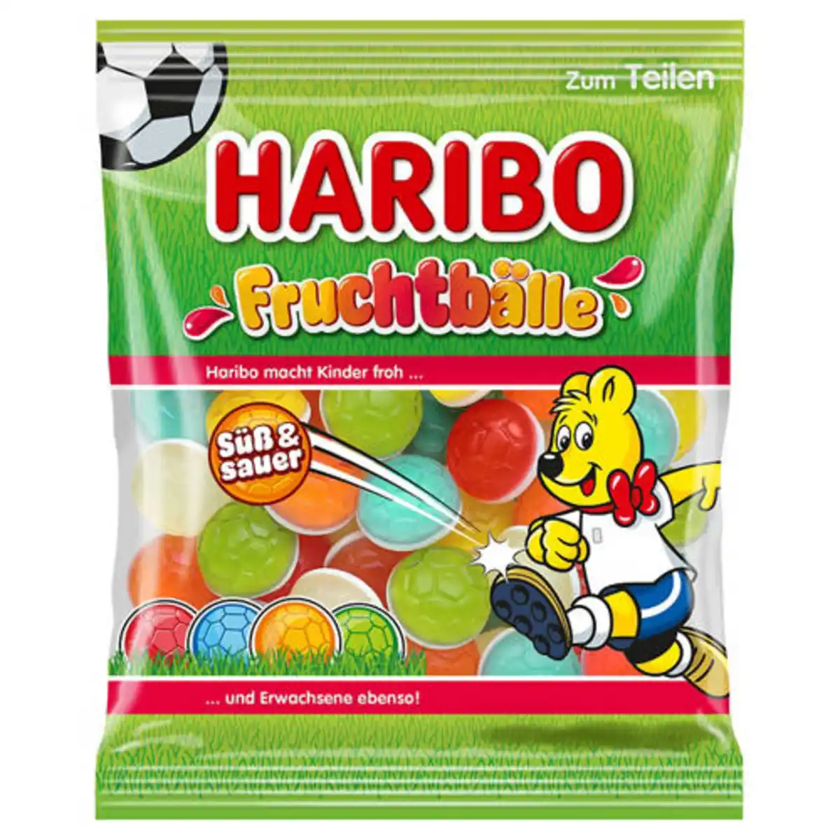 Bild 1 von HARIBO EM mix 160 - 175 g, Fruchtbälle