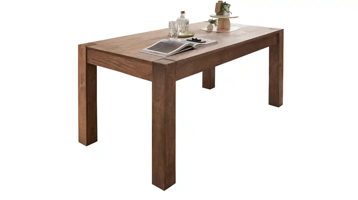 Bild 1 von Esstisch Massivholztisch Mango gebeizt 180 x 90 cm - MANGALA
