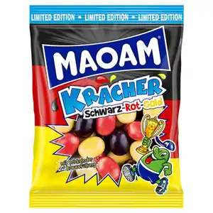 MAOAM Schwarz-Rot-Gold Kracher 200 g