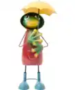 Bild 1 von Garten Deko-Frosch aus Metall, bunt