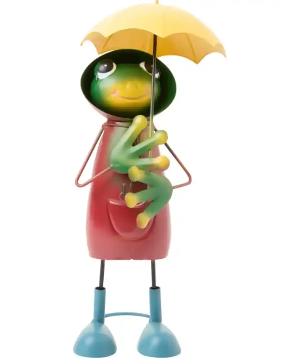 Bild 1 von Garten Deko-Frosch aus Metall, bunt