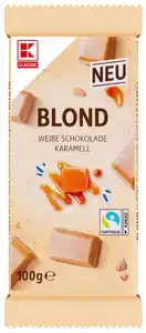 K-CLASSIC Blond Schokolade, 100-g-Tafel