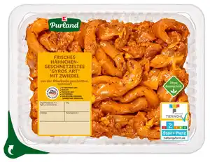 K-PURLAND Hähnchengeschnetzeltes Gyros-Art, 400-g-Packg.