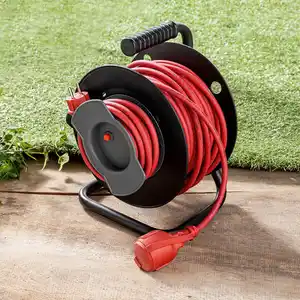 Powertec Electric Gerätetrommel mit 20 m Gummikabel