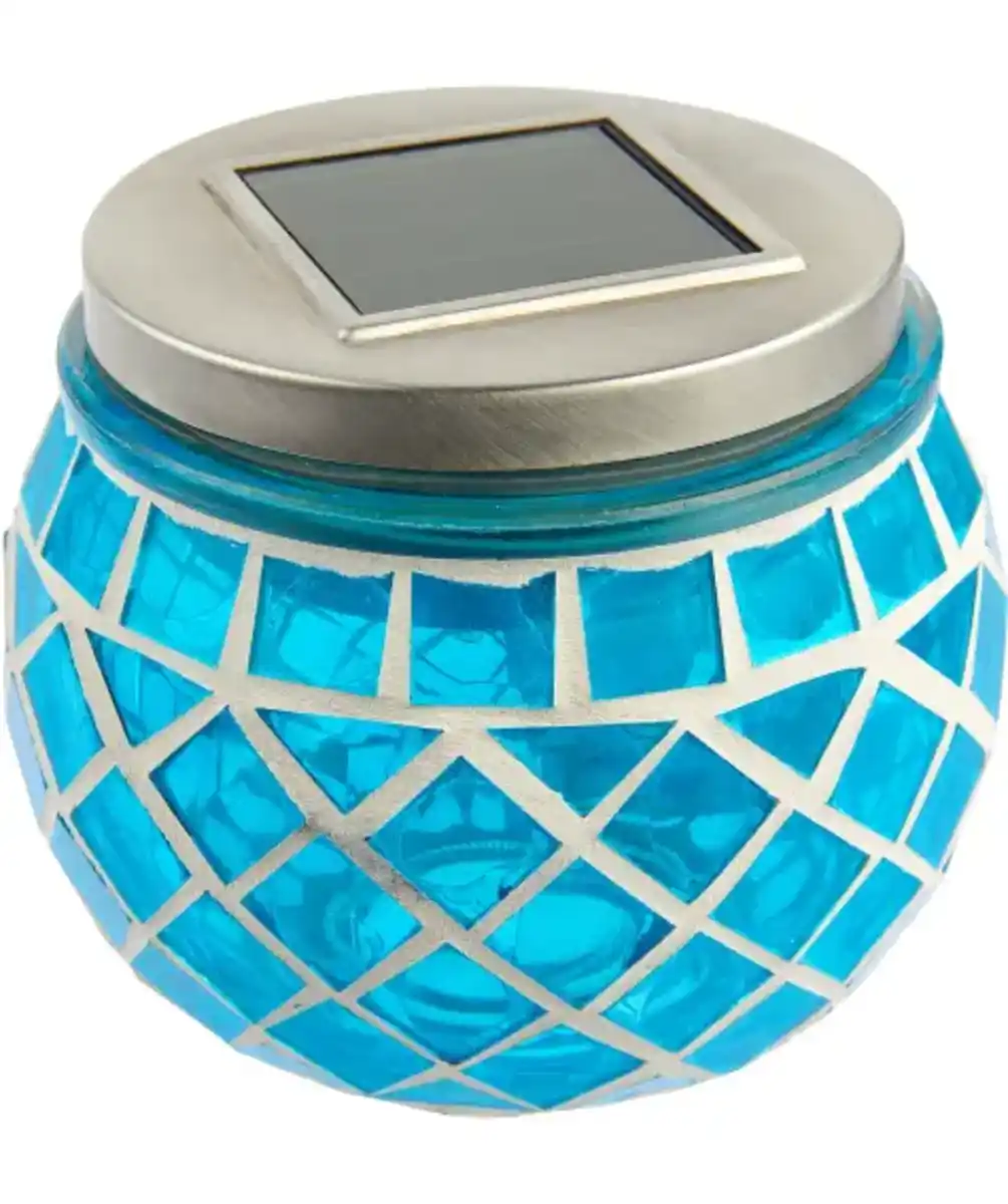 Bild 1 von Solarleuchte Spiegelmosaik, hellblau