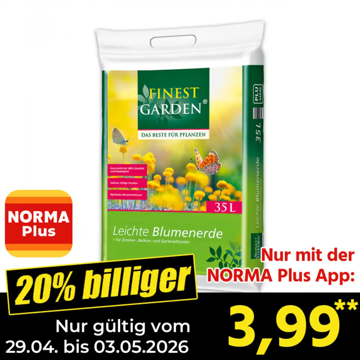 Bild 1 von Finest Garden Extra leichte Blumenerde