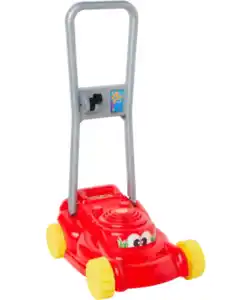 Spielzeugrasenmäher mit Geräuschen, rot