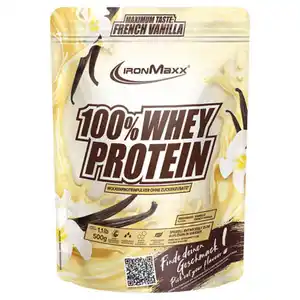 IRONMAXX Whey Protein Pulver 500, French Vanilla
