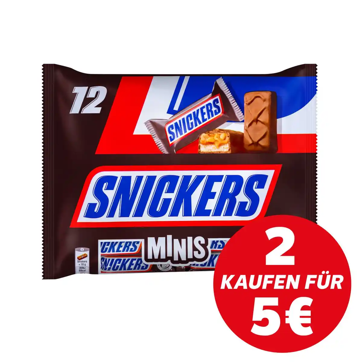 Bild 1 von SNICKERS, MARS, BOUNTY, MILKY WAY oder TWIX Minis, 7 - 14 St. = 227-g-Packg.
