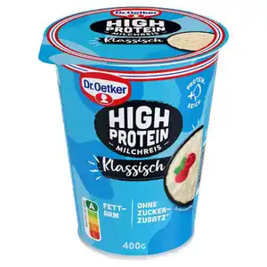 DR. OETKER High Protein Milchreis 400 g, Klassik