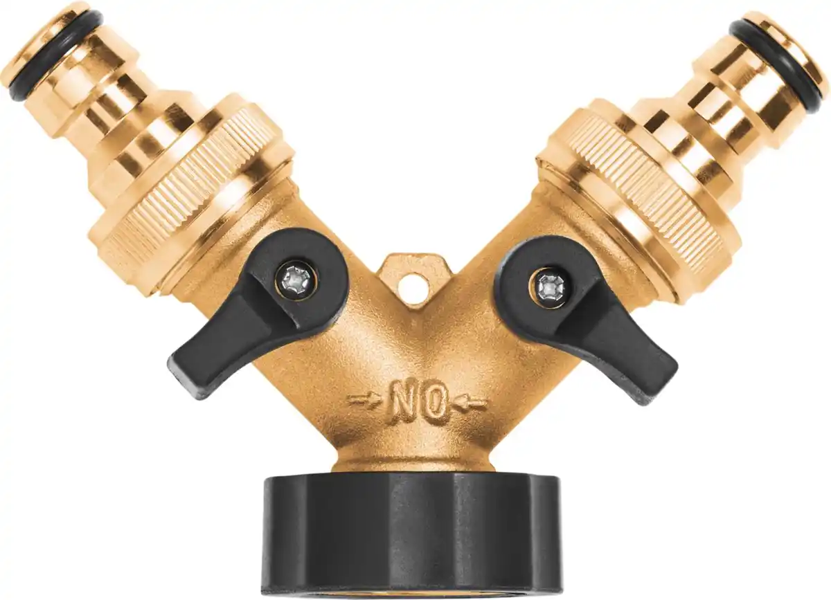 Bild 1 von PARKSIDE® 2-Wege-Verteiler Messing