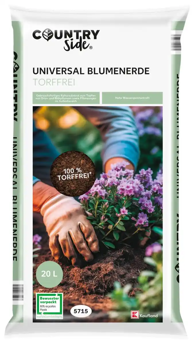 Bild 1 von K-CLASSIC Universal-Blumenerde 20 l, 20-l-Packg.