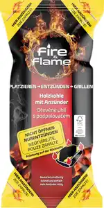 FIRE & FLAME Instant-Grillkohle, 1-kg-Packg.