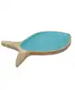 Bild 1 von Dekotablett Fisch, hellblau