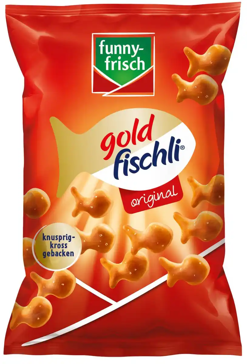 Bild 1 von FUNNY-FRISCH Goldfischli, 100-g-Packg.