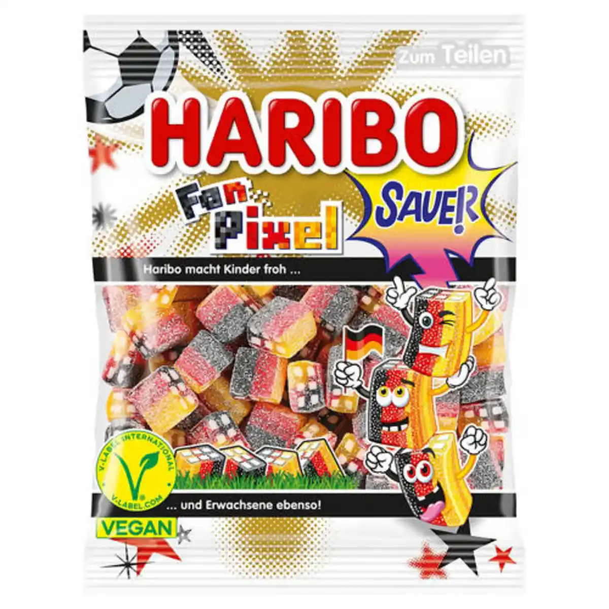 Bild 1 von HARIBO EM mix 160 - 175 g, Fan Pixel