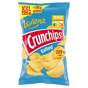 LORENZ Crunchips XXL 250 g, Salted