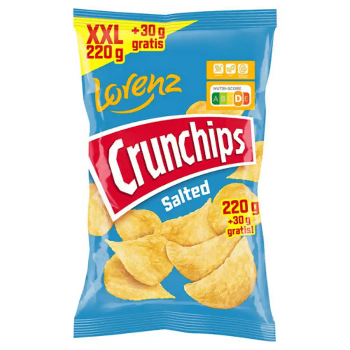 Bild 1 von LORENZ Crunchips XXL 250 g, Salted