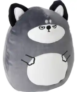 2-in-1-Reisenackenkissen Waschbär, bunt