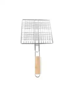 Burger Grillrost, silbergrau