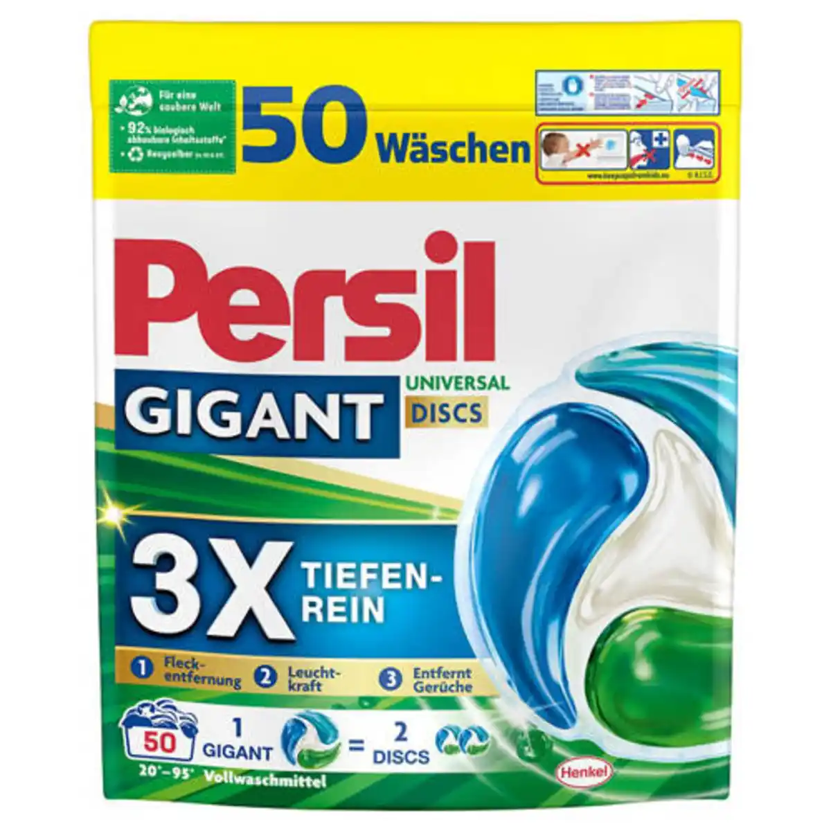 Bild 1 von PERSIL Discs, Pulver oder Gel, Gigant Universal 90WL