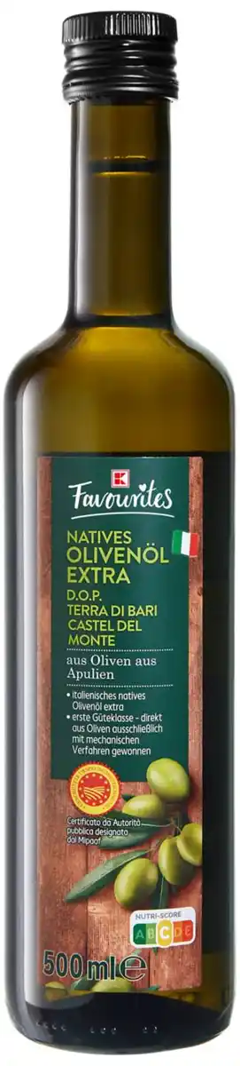 Bild 1 von K-FAVOURITES Natives Olivenöl extra DOP, 500-ml-Fl.