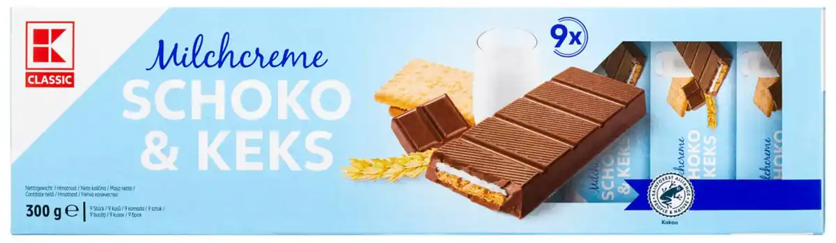 Bild 1 von K-CLASSIC Schoko & Keks, 300-g-Packg.