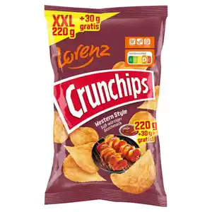 LORENZ Crunchips XXL 250 g, Western Style