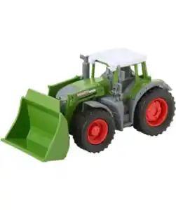 Dickie Toys Fendt Spielzeugtraktor mit Schaufel, grün