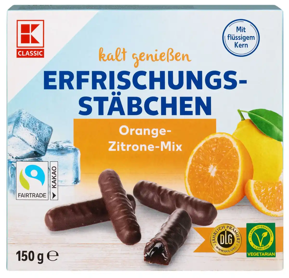 Bild 1 von K-CLASSIC Erfrischungsstäbchen, 150-g-Packg.