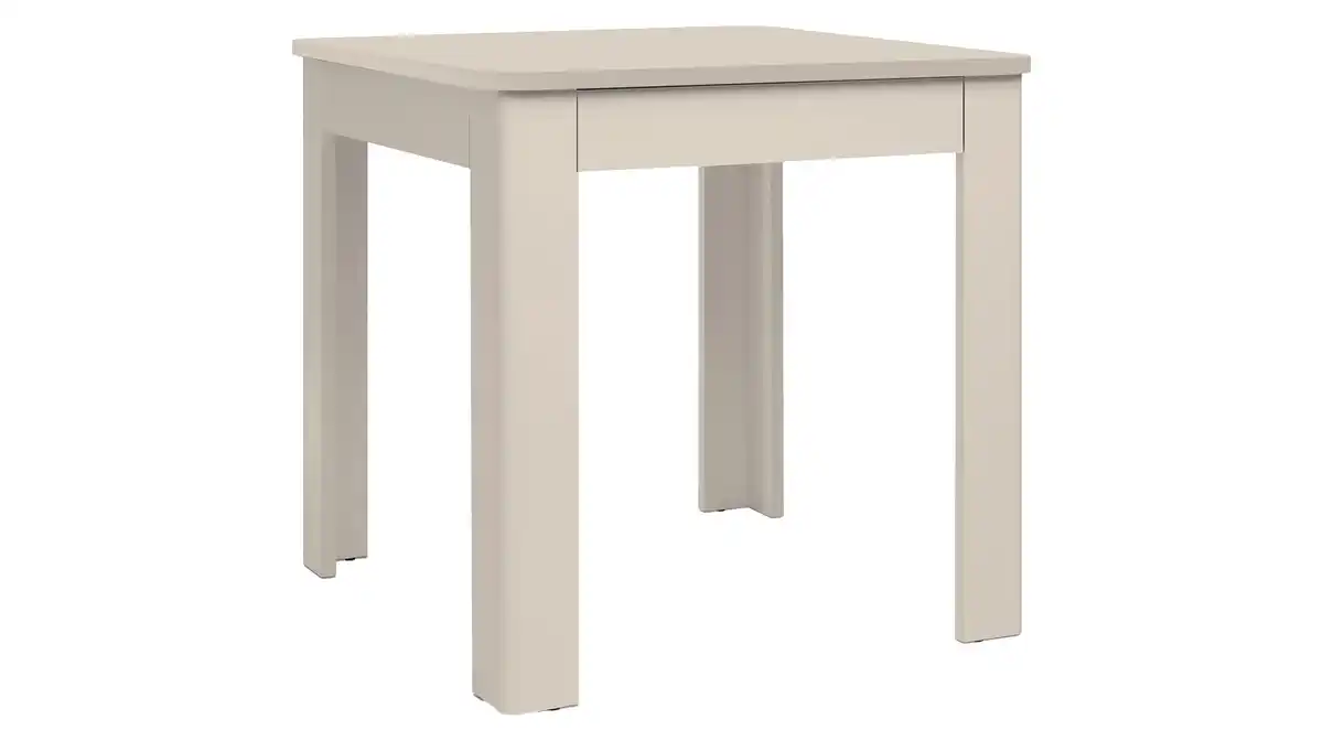 Bild 1 von Esstisch beige 80 x 80 cm - mit Schublade - OSLO