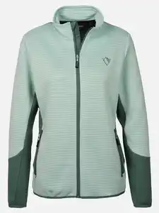 Damen Sportjacke mit Struktur Grün