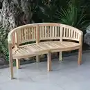 Bild 1 von Teak-Bank „Banana“ unbehandelt