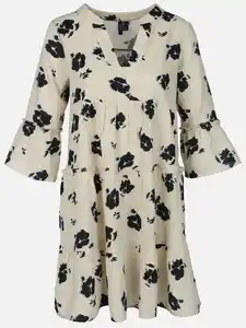 Vero Moda VMDICTHE 3/4 TUNIC EX Kleid Grau