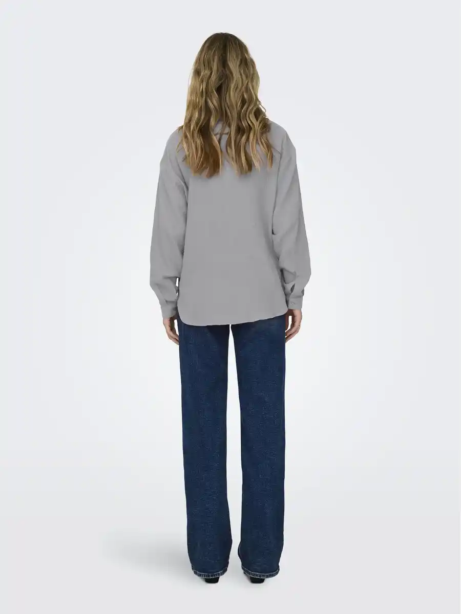 Bild 3 von JDY THEIS LIFE L/S LOOSE SHIRT WVN NOOS Bluse Grau