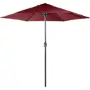 Bild 1 von Sonnenschirm Ø 2,5 m bordeaux mit Kurbel - B-Ware