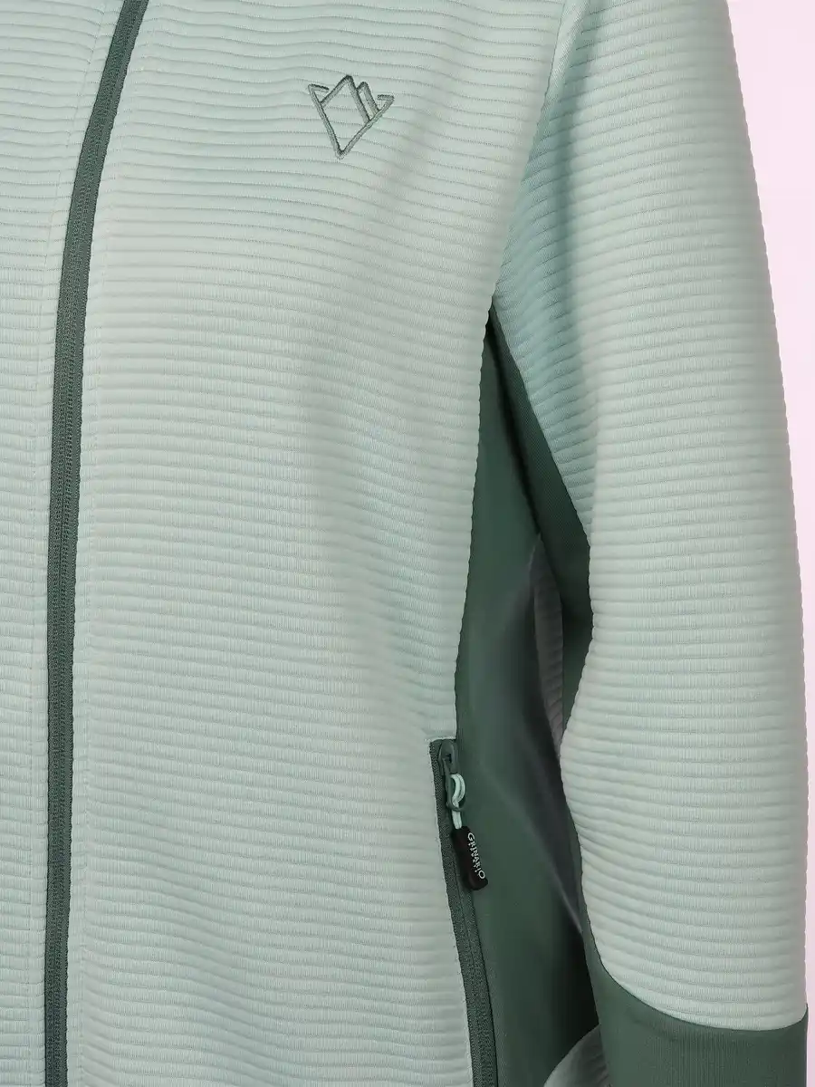 Bild 3 von Damen Sportjacke mit Struktur Grün