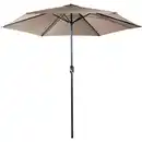 Bild 1 von Sonnenschirm Ø 2,5 m taupe mit Kurbel - B-Ware