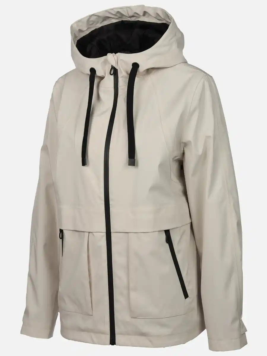 Bild 3 von Damen Funktionsjacke mit Kapuze Beige